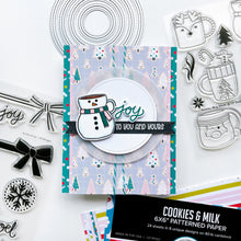 Load image into Gallery viewer, Catherine Pooler - Patterned Paper - Cookies &amp; Milk. Don&#39;t forget to leave out the Cookies &amp; Milk for Santa! The Cookies &amp; Milk Patterned Paper pack is a sweet mix of holiday patterns and prints. Available at Embellish Away located in Bowmanville Ontario Canada. Example by brand ambassador.
