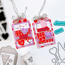 Load image into Gallery viewer, Catherine Pooler - Patterned Paper - Sweethearts. The perfect valentine needs the perfect patterned paper and Sweethearts Patterned Paper is it! Have the Cutest V&#39;day Ever with this mix of patterns and prints with a love heart and sweet treats theme! Available at Embellish Away located in Bowmanville Ontario Canada. Example by brand ambassador.
