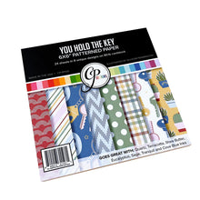 Charger l&#39;image dans la galerie, Catherine Pooler - Patterned Paper - You Hold the Key. Whether someone is moving in to their dorm, first home or a new job; the You Hold the Key Patterned Paper is a great pack! Available at Embellish Away located in Bowmanville Ontario Canada.
