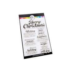 गैलरी व्यूवर में इमेज लोड करें, Catherine Pooler - Sentiment Stamps - Inside Out Christmas. Featuring a large “Merry Christmas” stamp, this set boasts a delightful mix of script and block fonts, perfect for adding a festive touch to your holiday creations. Available at Embellish Away located in Bowmanville Ontario Canada.
