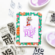 गैलरी व्यूवर में इमेज लोड करें, Catherine Pooler - Sentiments Stamp &amp; Die Set - Holiday Stacks. Available at Embellish Away located in Bowmanville Ontario Canada. Example by Erika at Catherine Pooler Designs.
