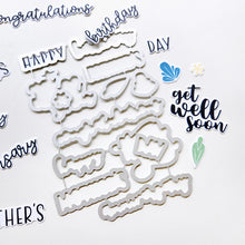 Load image into Gallery viewer, Catherine Pooler - Sentiments Stamp &amp; Die Set - Stated Simply. Available at Embellish Away located in Bowmanville Ontario Canada. Example by Catherine Pooler Designs.
