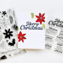 將圖片載入圖庫檢視器 Catherine Pooler - Stamp &amp; Die Set - Greenery of the Season. Create stunning wreaths and decking the halls, classic holiday elements like evergreen branches, vibrant orange slices, charming pinecones, and festive poinsettias. Available at Embellish Away located in Bowmanville Ontario Canada. Example by Catherine Pooler Designs.
