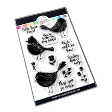 Cargar imagen en el visor de la galería, Catherine Pooler - Stamp &amp; Die Set - Quilted Birds. Who wouldn&#39;t love the sweet birds in the Quilted Birds Set? This set of patterned birds and flower stamps is perfect for any occasion. Available at Embellish Away located in Bowmanville Ontario Canada
