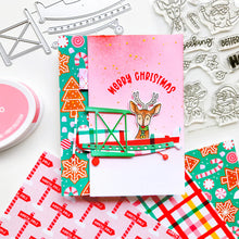 Load image into Gallery viewer, Catherine Pooler - Sentiments Stamp &amp; Die Set - Santa&#39;s Crew. Available at Embellish Away located in Bowmanville Ontario Canada. Example by Kimberly at Catherine Pooler Designs.

