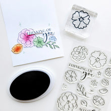 Load image into Gallery viewer, Catherine Pooler - Stamp, Die &amp; Stencil - BUNDLE Set - With Love Floral. Available at Embellish Away located in Bowmanville Ontario Canada. Example by Catherine Pooler Designs.
