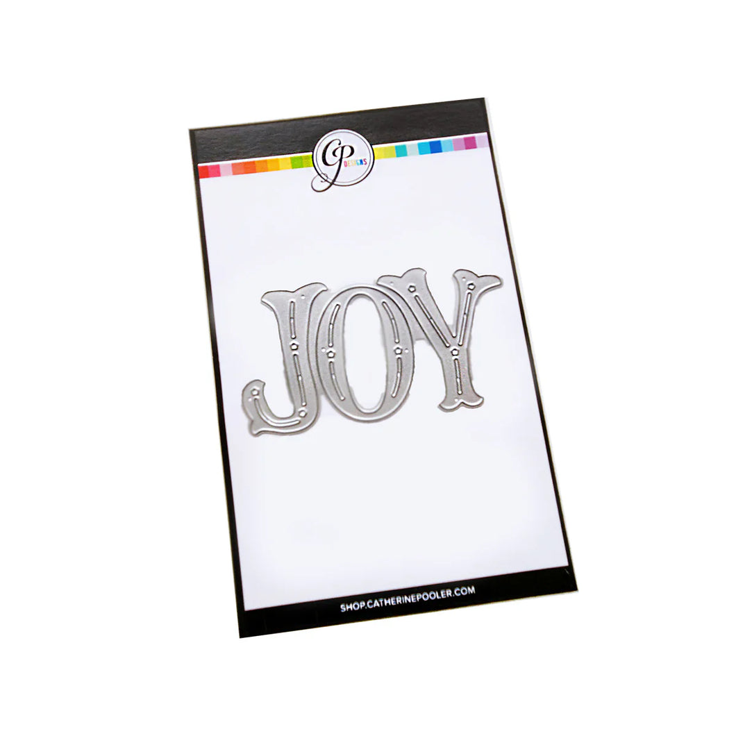 Catherine Pooler - Word Die - Festive Joy. Celebrate the season with the Festive Joy Word Die! This beautiful large 