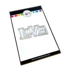 Load image into Gallery viewer, Catherine Pooler - Word Dies - Retro Love. You can always find a reason to send a little love someone&#39;s way... The Retro Love Word Die is a layered word die that was created to coordinate with the Music to My Ears Stamp Set and Dies. Available at Embellish Away located in Bowmanville Ontario Canada.
