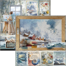 Charger l&#39;image dans la galerie, Ciao Bella - 12X12 Paper Pad - An Artist Journey. Includes 12 Sheets. Available at Embellish Away located in Bowmanville Ontario Canada.
