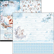 Cargar imagen en el visor de la galería, Ciao Bella - 12x12 Patterns Pad - 8 Sheets - Winter Journey. With beautiful snowy images the Winter Journey collection has a cool color palette of ice blue and white perfect for your Winter projects and greeting cards. Available at Embellish Away located in Bowmanville Ontario Canada
