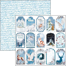 Cargar imagen en el visor de la galería, Ciao Bella - 12x12 Patterns Pad - 8 Sheets - Winter Journey. With beautiful snowy images the Winter Journey collection has a cool color palette of ice blue and white perfect for your Winter projects and greeting cards. Available at Embellish Away located in Bowmanville Ontario Canada
