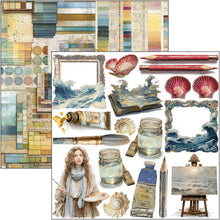 Charger l&#39;image dans la galerie, Ciao Bella - 6X6 Fussy Cut Pad - An Artist Journey. Includes 24 Sheets. Available at Embellish Away located in Bowmanville Ontario Canada.
