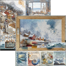 Charger l&#39;image dans la galerie, Ciao Bella - 8X8 Paper Pad - An Artist Journey. Includes 12 Sheets. Available at Embellish Away located in Bowmanville Ontario Canada.
