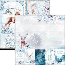 Cargar imagen en el visor de la galería, Ciao Bella - 8x8 Paper Pad - 12/Pkg - Winter Journey. With beautiful snowy images the Winter Journey collection has a cool color palette of ice blue and white perfect for your Winter projects and greeting cards. Available at Embellish Away located in Bowmanville Ontario Canada
