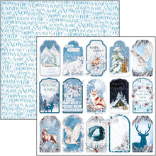 Load image into Gallery viewer, Ciao Bella - 8x8 Paper Pad - 12/Pkg - Winter Journey. With beautiful snowy images the Winter Journey collection has a cool color palette of ice blue and white perfect for your Winter projects and greeting cards. Available at Embellish Away located in Bowmanville Ontario Canada
