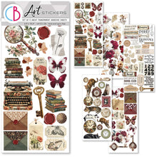 Charger l&#39;image dans la galerie, Ciao Bella - Art Stickers Uncut Transparent Adhesive Sheets - Book Lover. Includes 5 sheets. Available at Embellish Away located in Bowmanville Ontario Canada.
