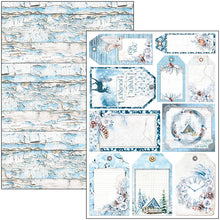 Charger l&#39;image dans la galerie, Ciao Bella - Creative Pad A4 9/Pkg - Winter Journey. With beautiful snowy images the Winter Journey collection has a cool color palette of ice blue and white perfect for your Winter projects and greeting cards. Available at Embellish Away located in Bowmanville Ontario Canada
