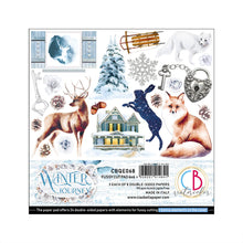 Cargar imagen en el visor de la galería, Ciao Bella - Fussy Cut Pad 6x6 24/Pkg - Winter Journey. With beautiful snowy images the Winter Journey collection has a cool color palette of ice blue and white perfect for your Winter projects and greeting cards. Available at Embellish Away located in Bowmanville Ontario Canada.

