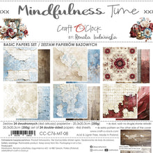 Load image into Gallery viewer, Craft O&#39;Clock - 8X8 Basics Paper Pad - Mindfulness Time. Available at Embellish Away in Bowmanville Ontario Canada.
