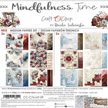 Load image into Gallery viewer, Craft O&#39;Clock - 8X8 Mix Paper Pad - Mindfulness Time. Available at Embellish Away in Bowmanville Ontario Canada.
