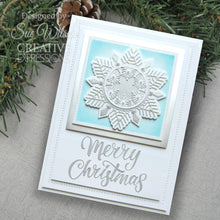 Cargar imagen en el visor de la galería, Creative Expressions - Sentiments - Craft Dies By Sue Wilson - Festive Merry Christmas. This Merry Christmas shadowed sentiments craft die is part of Sue&#39;s Festive collection. Perfect to add the finishing touch to all your card and craft projects. Available at Embellish Away located in Bowmanville Ontario Canada. Card example by Sue Wilson.
