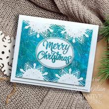 Cargar imagen en el visor de la galería, Creative Expressions - Sentiments - Craft Dies By Sue Wilson - Festive Merry Christmas. This Merry Christmas shadowed sentiments craft die is part of Sue&#39;s Festive collection. Perfect to add the finishing touch to all your card and craft projects. Available at Embellish Away located in Bowmanville Ontario Canada. Card example by Sue Wilson.
