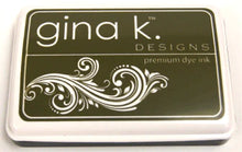Cargar imagen en el visor de la galería, Gina K. Designs - Ink Pad - Select Drop Down. These Ink Pads are Acid Free and PH-Neutral. Large raised pad for easy inking. Coordinates with other Color Companions products including ribbon, buttons, card stock and re-inkers. Each sold separately. Available at Embellish Away located in Bowmanville Ontario Canada. Dark Sage
