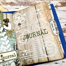 Charger l&#39;image dans la galerie, Elizabeth Craft - Clear Stamps - Journal Dates &amp; Months - Journal Your Life. This is a versatile stamp for a variety of occasions. Available at Embellish Away located in Bowmanville Ontario Canada. Example by brand ambassador.
