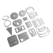 Load image into Gallery viewer, Elizabeth Craft - Metal Die - Food Truck Accessories. These dies are compatible with leading die cutting machines (sold separately). These dies are designed to cut through paper, cardstock, and other thin materials. Available at Embellish Away located in Bowmanville Ontario Canada.
