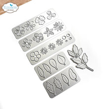 Load image into Gallery viewer, Elizabeth Craft - Metal Die - Mini Florals 2. Dies are perfect for cards, scrapbooks, journals, gift cards, bookmarks and more. Simply cut the shapes and decorate in your favorite way. Available at Embellish Away located in Bowmanville Ontario Canada.
