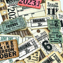Charger l&#39;image dans la galerie, Elizabeth Craft - Metal Die - Planner Essentials 56 - Tickets &amp; Tabs. Elizabeth Craft dies will give an added touch to any paper project. This package contains a set of 26 metal dies. Planner Page Die Size: 4.9x8.4 inches. Available at Embellish Away located in Bowmanville Ontario Canada. Example by brand ambassador.
