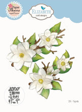 Charger l&#39;image dans la galerie, Creates 5 sizes of elegant 3D magnolia flowers perfect for adding depth and layers to your floral designs. At Embellish Away in Bowmanville Ontario Canada.
