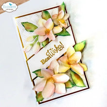 Charger l&#39;image dans la galerie, Creates 5 sizes of elegant 3D magnolia flowers perfect for adding depth and layers to your floral designs. At Embellish Away in Bowmanville Ontario Canada. Example by brand ambassador.
