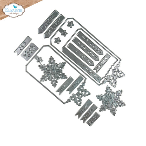 Elizabeth Craft Designs - Die - Winter Tags. At Embellish Away in Bowmanville Ontario Canada.