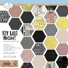 Cargar imagen en el visor de la galería, Elizabeth Crafts - Double-Sided Cardstock Pack 12&quot;X12&quot; - Key Lime Night. The perfect start to scrapbook pages, cards and more! This package contains one 12x12 inch double-sided paper pad on 80lb printed cardstock. Available at Embellish Away located in Bowmanville Ontario Canada.
