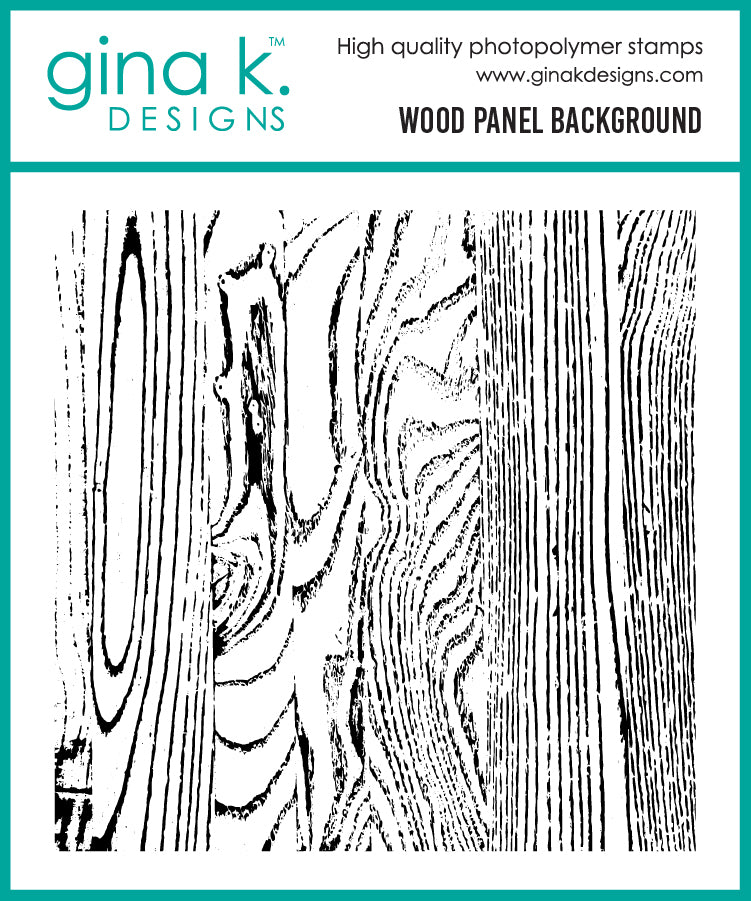 Gina K. Designs - Background Stamp - Wood Panel. Available at Embellish Away located in Bowmanville Ontario Canada.