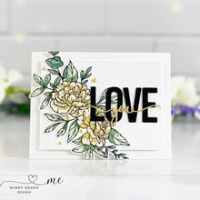 Load image into Gallery viewer, Gina K. Designs - Dies - Ornate Love You. Gina K Designs wafer thin metal-etched dies are the highest quality available for your paper crafting projects. Available at Embellish Away located in Bowmanville Ontario Canada. Example by Mindy Eggen.
