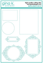Load image into Gallery viewer, Gina K. Designs - Dies Master Layouts 12. Gina K Designs wafer thin metal-etched dies are the highest quality available for your paper crafting projects. Available at Embellish Away located in Bowmanville Ontario Canada.
