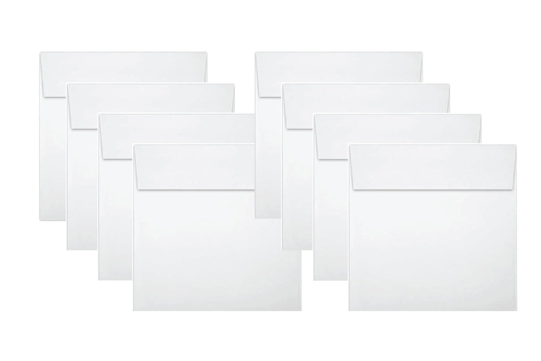 Gina K. Designs - Envelopes - Square 5.75x5.75 - White. 8 pack. Available at Embellish Away located in Bowmanville Ontario Canada.