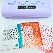 Load image into Gallery viewer, Gina K. Designs - Foil-Mates Remix - 4.25 x 5.5 - Blooming Hearts. Add sparkle and shine with Foils. Available at Embellish Away in Bowmanville Ontario.
