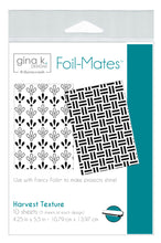 Load image into Gallery viewer, Gina K. Designs - Foil-Mates Remix - 4.25 x 5.5 - Harvest Texture. Add sparkle and shine with Foils. Available at Embellish Away located in Bowmanville Ontario.
