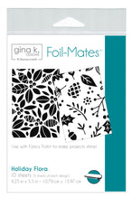 Load image into Gallery viewer, Gina K. Designs - Foil-Mates Remix - 4.25 x 5.5 - Holiday Flora. Add sparkle and shine with Foils. Available at Embellish Away in Bowmanville Ontario.
