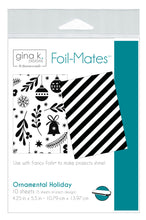 Load image into Gallery viewer, Gina K. Designs - Foil-Mates Remix - 4.25 x 5.5 - Ornamental Holiday. Add sparkle and shine with Foils. Available at Embellish Away in Bowmanville Ontario.
