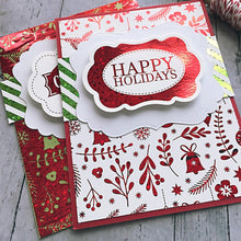 Load image into Gallery viewer, Gina K. Designs - Foil-Mates Remix - 4.25 x 5.5 - Ornamental Holiday. Add sparkle and shine with Foils. Available at Embellish Away in Bowmanville Ontario. Example by Gina K Designs.
