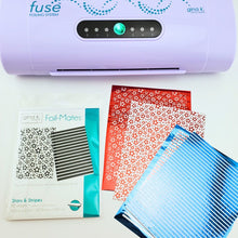 Load image into Gallery viewer, Gina K. Designs - Foil-Mates Remix - 4.25 x 5.5 - Stars &amp; Stripes. Add sparkle and shine with Foils. Available at Embellish Away located in Bowmanville Ontario.
