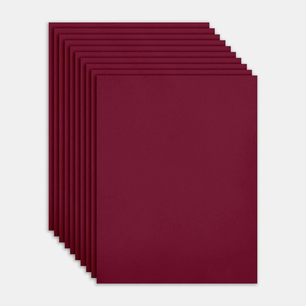 Gina K. Designs - Heavy Weight Cardstock - Cranberry. This pack contains 10; 100lb. Available at Embellish Away located in Bowmanville Ontario Canada.