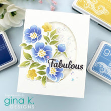 Charger l&#39;image dans la galerie, Gina K. Designs - Stamp &amp; Die Set - Create Friendship. Create Friendship is a stamp and die set by Gina K Designs. This set is made of premium clear photopolymer and measures 6&quot; X 8&quot;. Made in the USA. Available at Embellish Away located in Bowmanville Ontario Canada. Example by brand ambassador.
