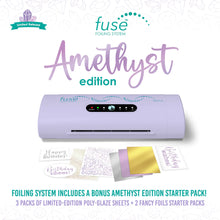 Cargar imagen en el visor de la galería, Gina K. Designs - Machine - Fuse Foiling System. The Fuse has five heat settings so you can foil everything from vellum to heavy card stock. It works with any foil designed for laminator style foiling. Available at Embellish Away located in Bowmanville Ontario Canada.
