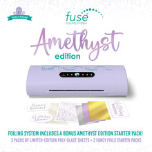 गैलरी व्यूवर में इमेज लोड करें, Gina K. Designs - Machine - Fuse Foiling System. The Fuse has five heat settings so you can foil everything from vellum to heavy card stock. It works with any foil designed for laminator style foiling. Available at Embellish Away located in Bowmanville Ontario Canada.
