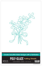 Load image into Gallery viewer, Gina K. Designs Poly-Glaze Foiling Sheets - Layered Mistletoe. This package includes 6 sheets – 5 1/2” X 8 1/2”. At Embellish Away in Bowmanville Ontario Canada.
